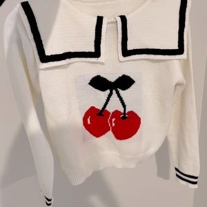 Vintage Cherry Sweater size S